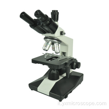 Microscopio biologico medico trioculare digitale a monte medica